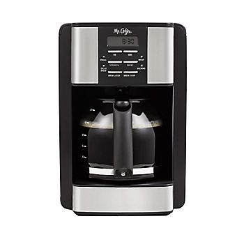 Mr. Coffee 2182808 12-Cup Programmable Coffee Maker Black